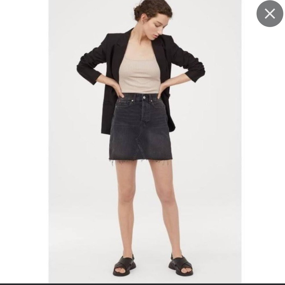 H&M denim skirt